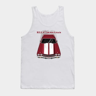 Chevrolet El Camino SS 1970 - black cherry maroon Tank Top